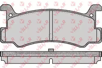 Комплект тормозных колодок VILLAR 626.0367