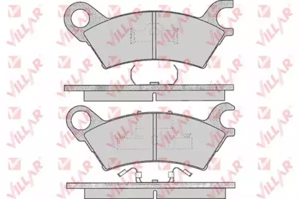 Комплект тормозных колодок VILLAR 626.0370