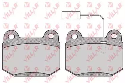 Комплект тормозных колодок VILLAR 626.0441
