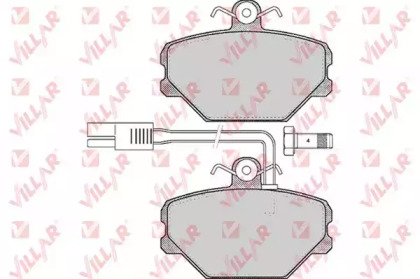 Комплект тормозных колодок VILLAR 626.0468