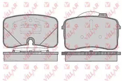 Комплект тормозных колодок VILLAR 626.0476