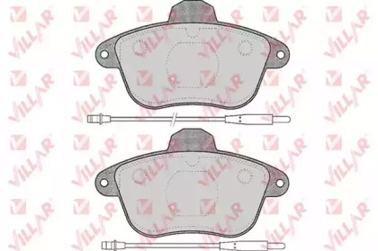 Комплект тормозных колодок VILLAR 626.0478