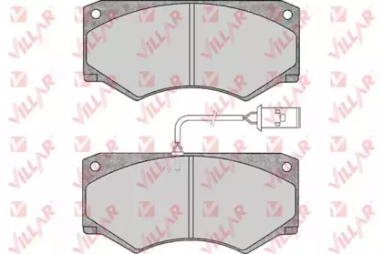 Комплект тормозных колодок VILLAR 626.0499