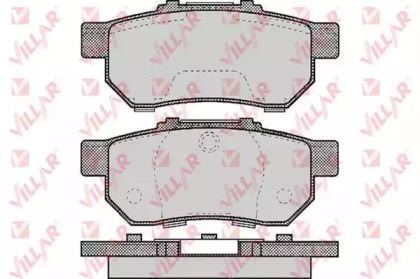 Комплект тормозных колодок VILLAR 626.0505