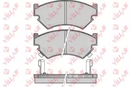 Комплект тормозных колодок VILLAR 626.0521