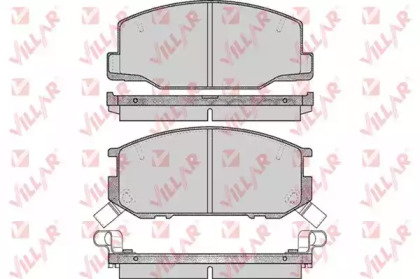 Комплект тормозных колодок VILLAR 626.0553