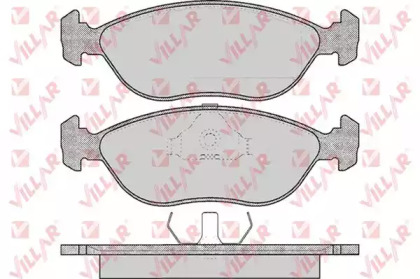 Комплект тормозных колодок VILLAR 626.0592