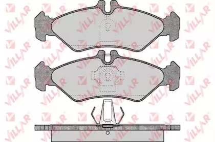 Комплект тормозных колодок VILLAR 626.0609
