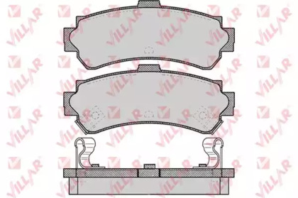 Комплект тормозных колодок VILLAR 626.0624