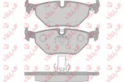 Комплект тормозных колодок VILLAR 626.0650