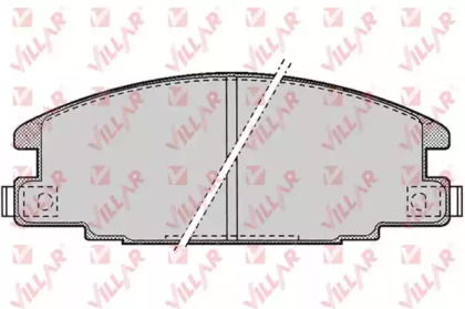 Комплект тормозных колодок VILLAR 626.0685