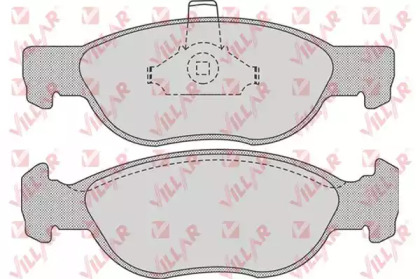 Комплект тормозных колодок VILLAR 626.0740