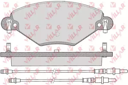 Комплект тормозных колодок VILLAR 626.0793