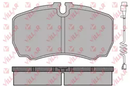 Комплект тормозных колодок VILLAR 626.0830A