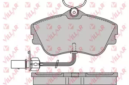 Комплект тормозных колодок VILLAR 626.0977
