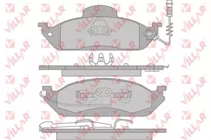 Комплект тормозных колодок VILLAR 626.0983