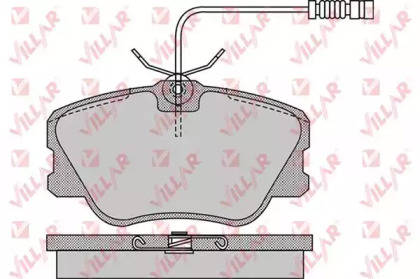 Комплект тормозных колодок VILLAR 626.0986