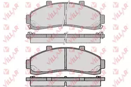 Комплект тормозных колодок VILLAR 626.0989