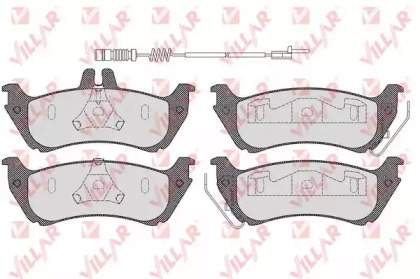 Комплект тормозных колодок VILLAR 626.1000A