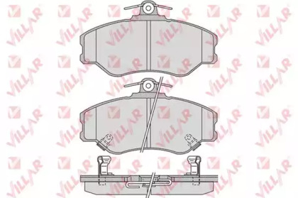 Комплект тормозных колодок VILLAR 626.1009