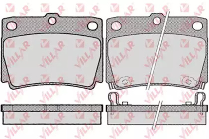 Комплект тормозных колодок VILLAR 626.1029