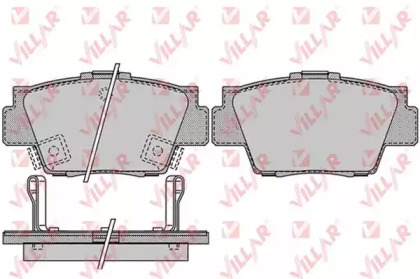 Комплект тормозных колодок VILLAR 626.1038
