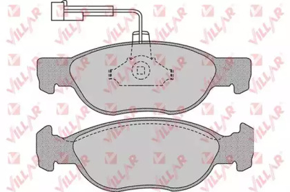 Комплект тормозных колодок VILLAR 626.1076