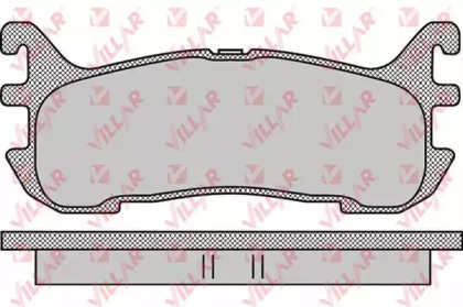 Комплект тормозных колодок VILLAR 626.1099