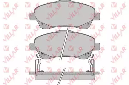 Комплект тормозных колодок VILLAR 626.1114