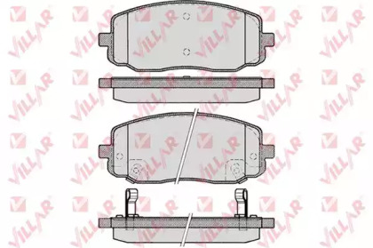 Комплект тормозных колодок VILLAR 626.1220