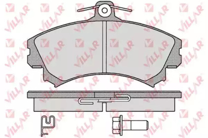 Комплект тормозных колодок VILLAR 626.1221
