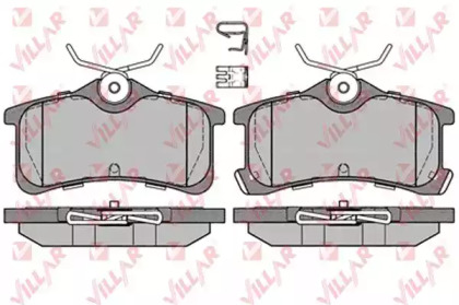 Комплект тормозных колодок VILLAR 626.1233