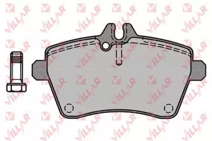 Комплект тормозных колодок VILLAR 626.1242