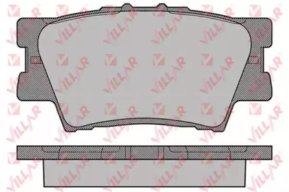 Комплект тормозных колодок VILLAR 626.1281