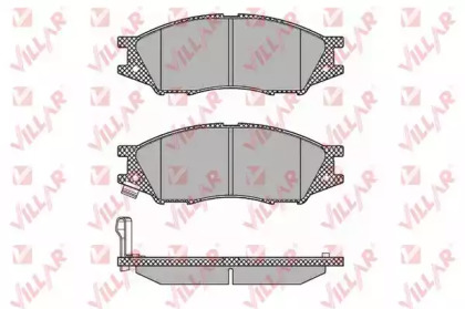 Комплект тормозных колодок VILLAR 626.1346