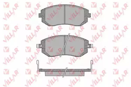 Комплект тормозных колодок VILLAR 626.1363