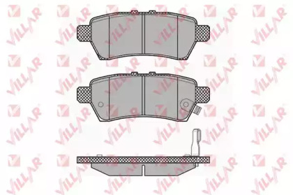 Комплект тормозных колодок VILLAR 626.1377
