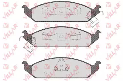 Комплект тормозных колодок VILLAR 626.1519