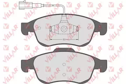 Комплект тормозных колодок VILLAR 626.1535