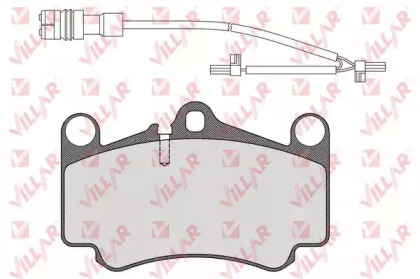 Комплект тормозных колодок VILLAR 626.1588B