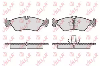 Комплект тормозных колодок VILLAR 626.1611