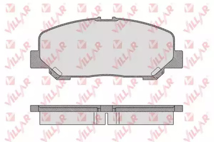 Комплект тормозных колодок VILLAR 626.1636