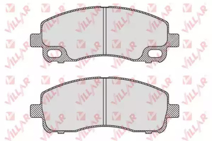 Комплект тормозных колодок VILLAR 626.1638
