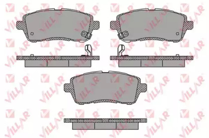 Комплект тормозных колодок VILLAR 626.1673
