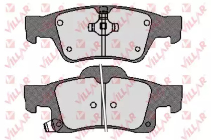 Комплект тормозных колодок VILLAR 626.1737