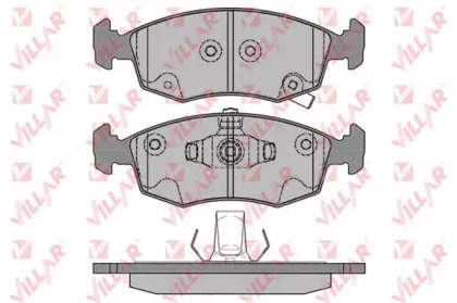 Комплект тормозных колодок VILLAR 626.1766