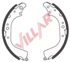 Комлект тормозных накладок VILLAR 629.0668