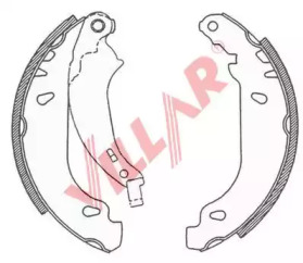 Комлект тормозных накладок VILLAR 629.0690