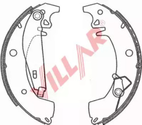Комлект тормозных накладок VILLAR 629.0760