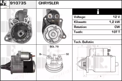Стартер EDR 910735